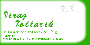 virag kollarik business card